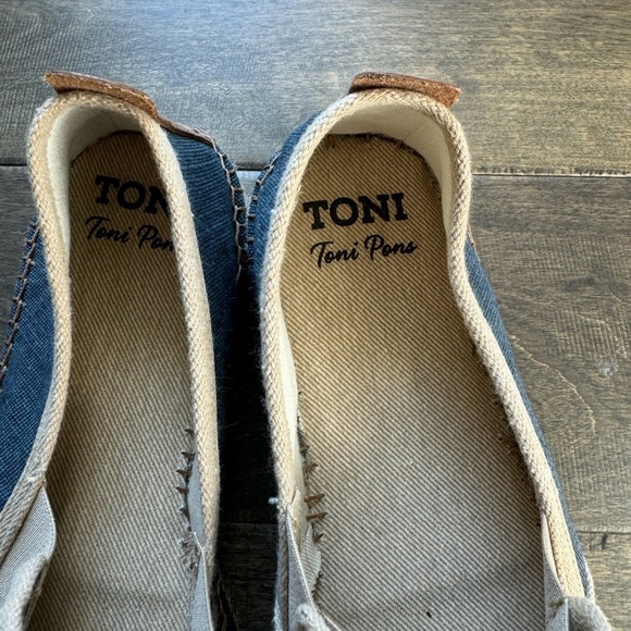 Toni Pons Dallas Men’s Espadrilles Size 43 / 10 | Denim Canvas Jute Slip-On - Picture 4 of 9